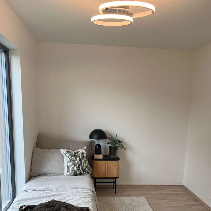 Twins Circle LED Plafond Hvit Takplafonder Lampehuset