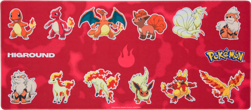 Pokémon Gaming Musematte - Fire Type - Xl