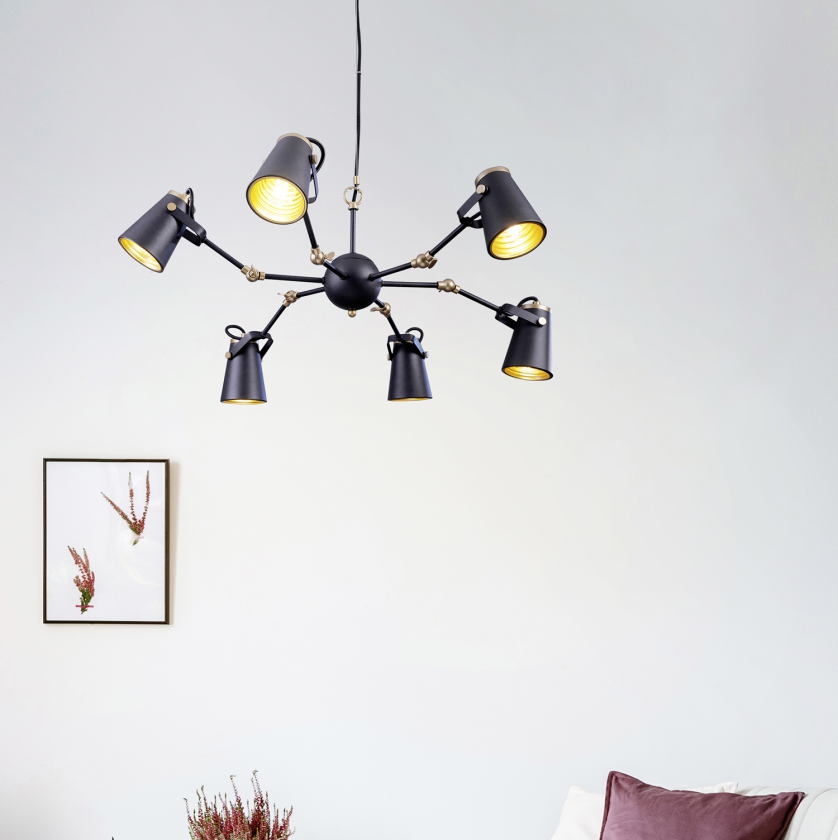 Edward Taklampe Sort 80 Cm Hengende taklampe Lampehuset