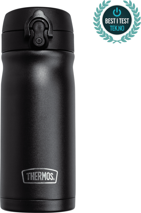 Jmy Stainless Steel Vakuum Flask 350 Ml, termokopp Matt Black