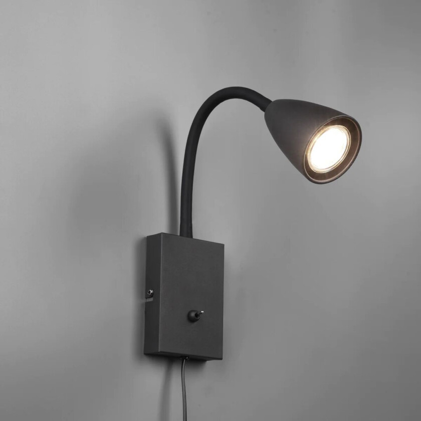 Wanda vegglampe - Svart