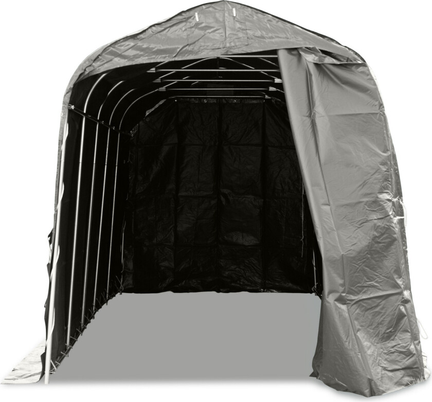 Bilde av Garasjetelt 14.4m² 500g/m² PVC Grå - Lyfco