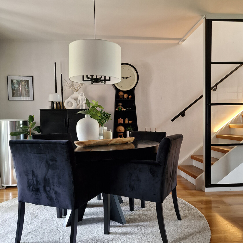 Skeikampen Taklampe Hvit 55 Cm Hengende taklampe Lampehuset