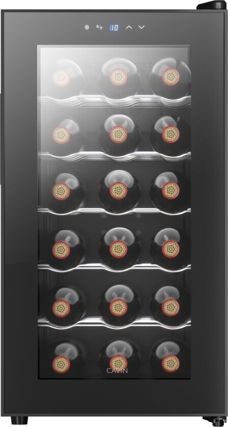 Frittstående vinskap - Tundra Collection 18 Black