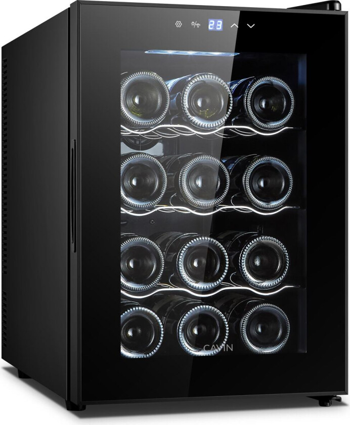 Frittstående vinskap - Tundra Collection 12 Black