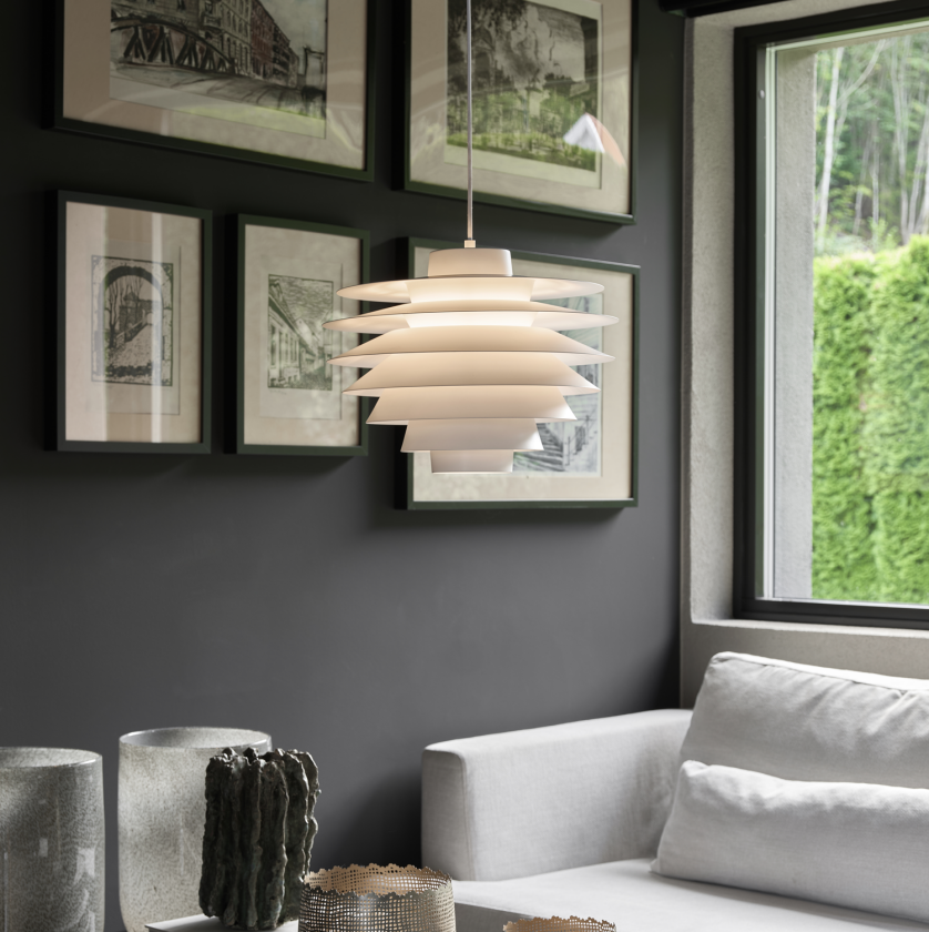 Bonsai Taklampe Hvit Hengende taklampe Lampehuset