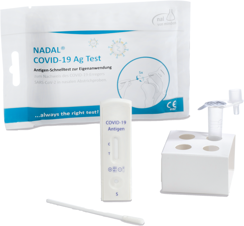 Bilde av covid-19 antigen selvtest for koronainfeksjon (SARS-CoV-2) 1 stk
