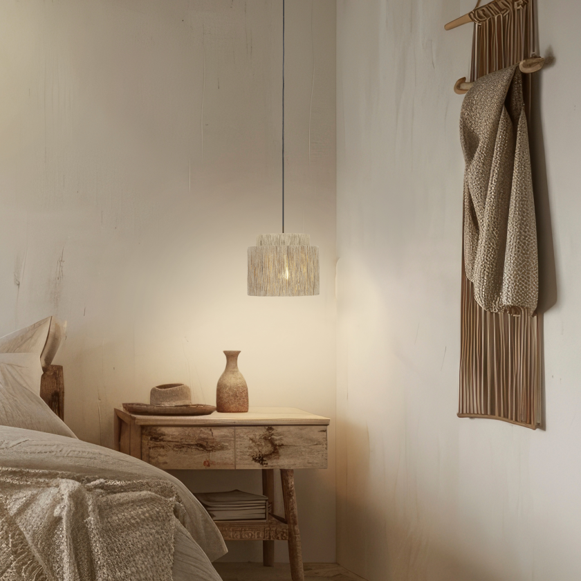 Smilla Taklampe Beige 31 Cm Hengende taklampe Lampehuset