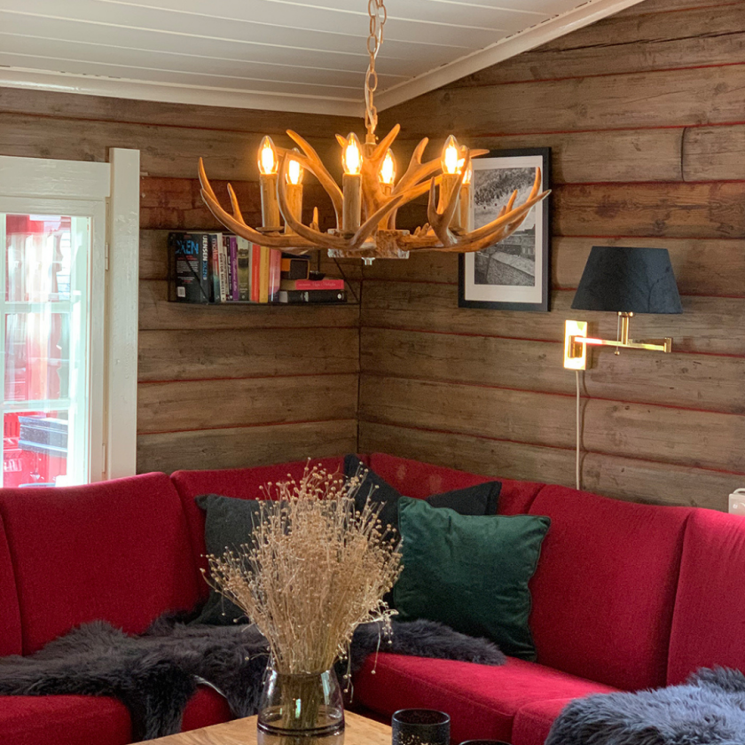 Gevir II Villmarkslampen Nova Life Brun Hengende taklampe Lampehuset