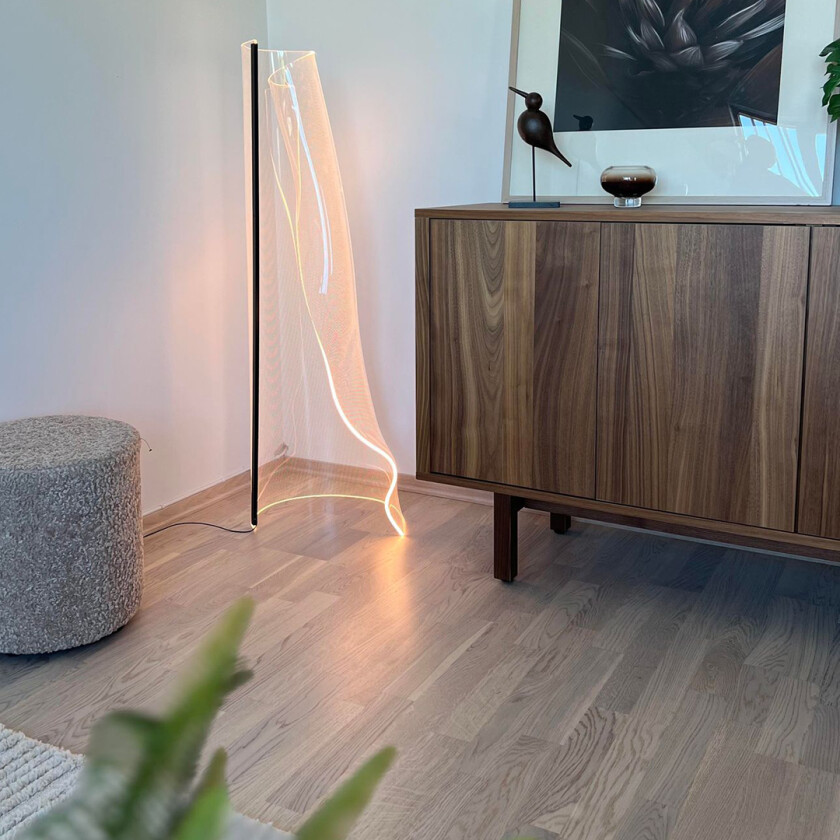 Shape LED Gulvlampe Klar Interiørlampe Lampehuset