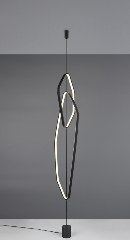 Civasto LED Gulvlampe Sort 140 Cm Interiørlampe Lampehuset