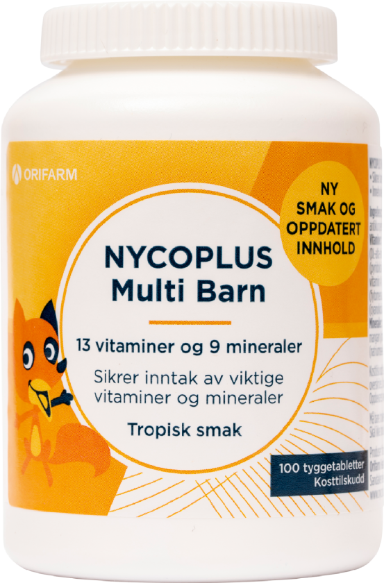 Multi barn tyggetabletter 100 stk