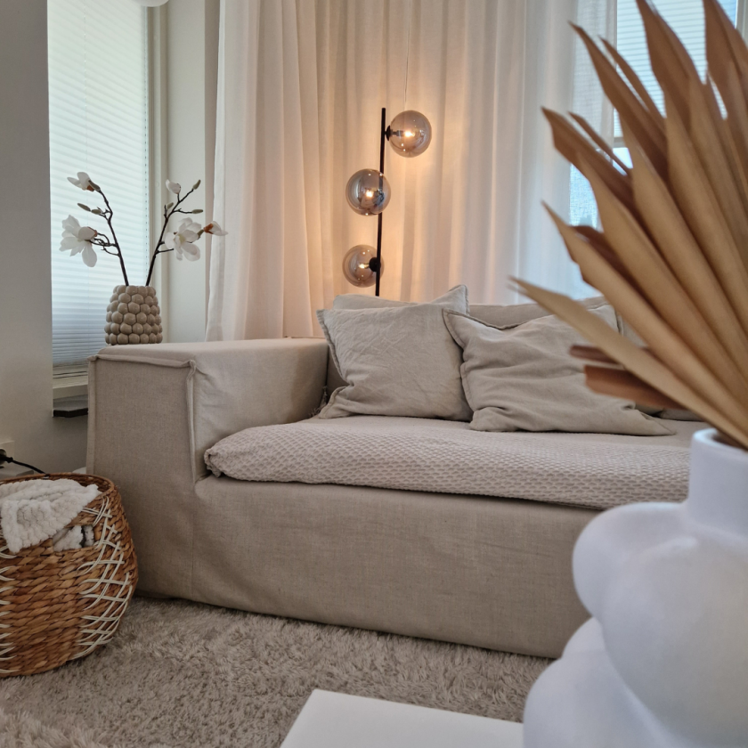 Cobe Gulvlampe Røykfarget Interiørlampe Lampehuset