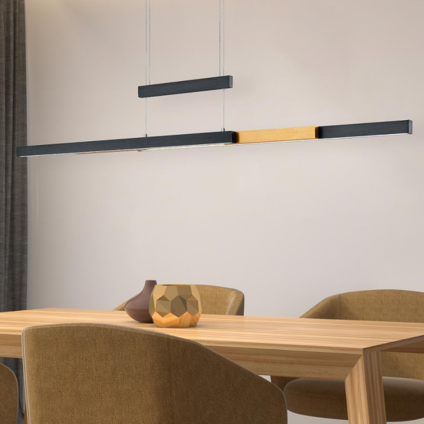 Trajan LED Taklampe Sort Hengende taklampe Lampehuset