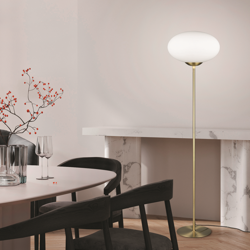 Fomento Gulvlampe Messing Interiørlampe Lampehuset