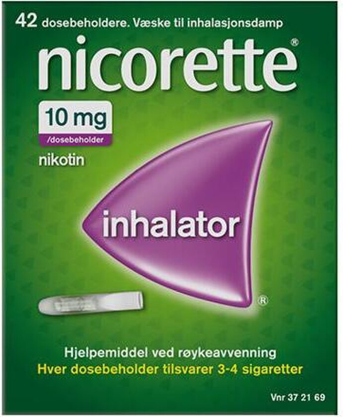 10mg/dosebeholder inhalator 42 stk