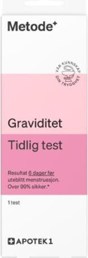 graviditetstest tidlig 1 stk