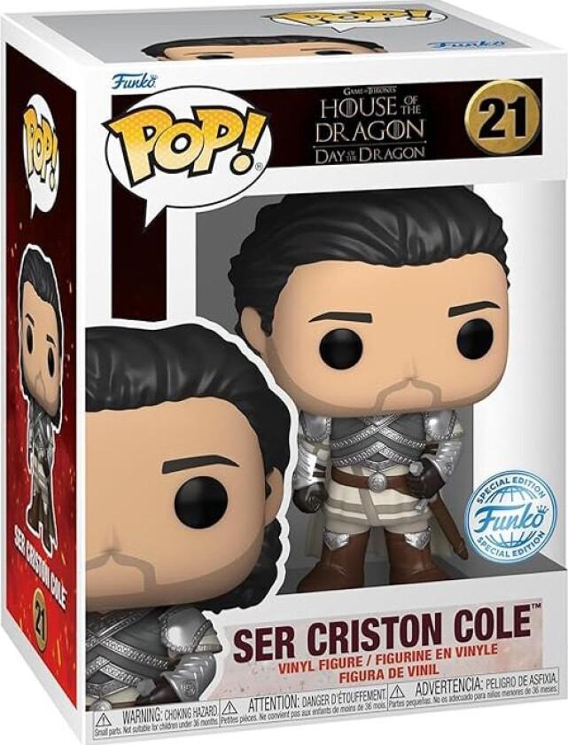 POP HOTD actionfigur (Ser Criston Cole)