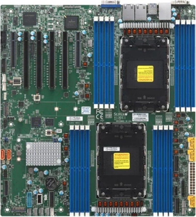 Supermicro X13dei - Hovedkort - Utvidet Atx (E-Atx) - Lga4677 Socket-E - W790 Chipset - Usb 3.1 Gen 2, Usb 3.2 Gen 1 - Innbygd Grafikk