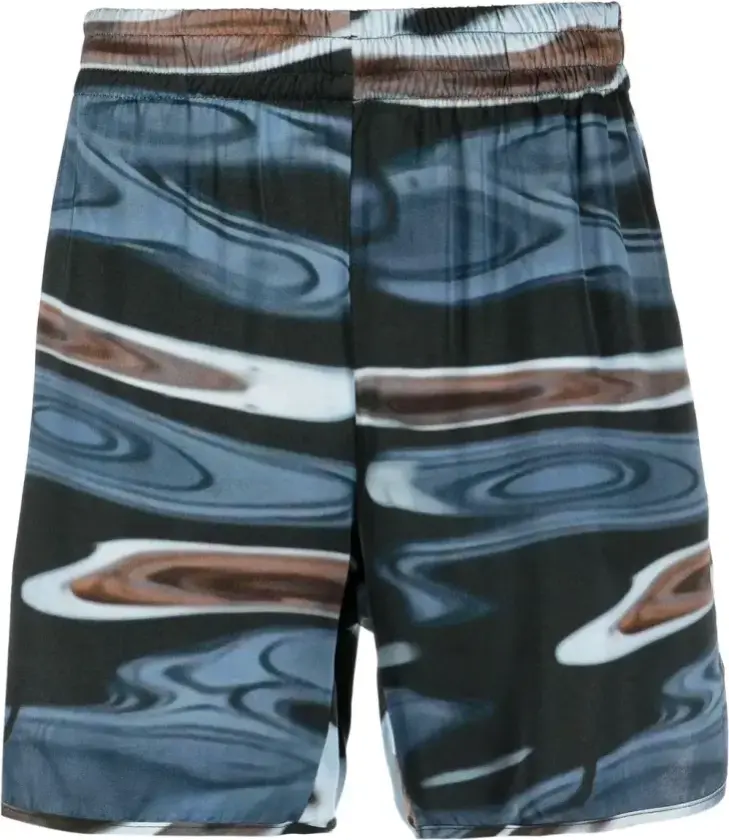 Herre, Shorts, Blå, S