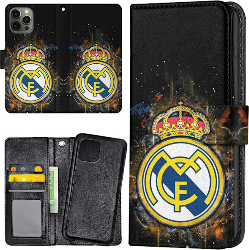 iPhone 16 Pro Max - Lommebok Deksel Real Madrid
