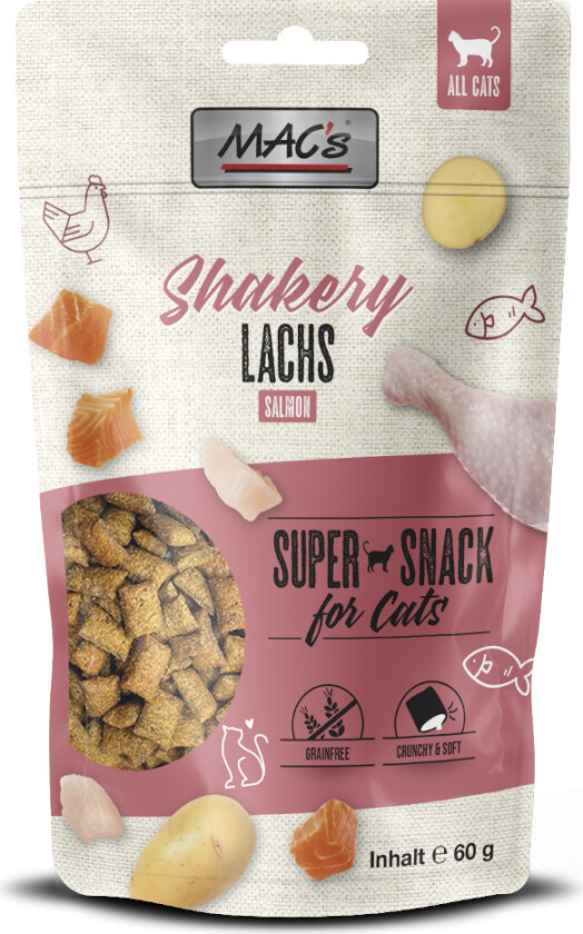 Cat Shakery Snack - Laks (3 x 60 g)