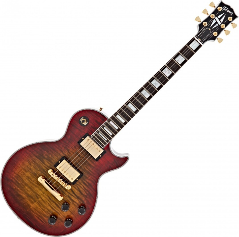 Bilde av Gibson Custom Les Paul Axcess Custom Figured Top Ebony Fingerboard Bengal Burst