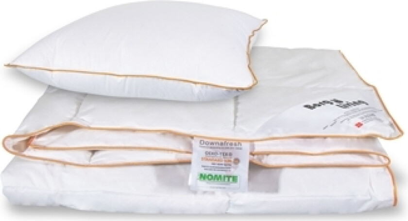 Dyne og putesett - Sommerdyne 140x200 cm + pute 60x63 cm - Sommerdyne med moskusdun - Borg Living