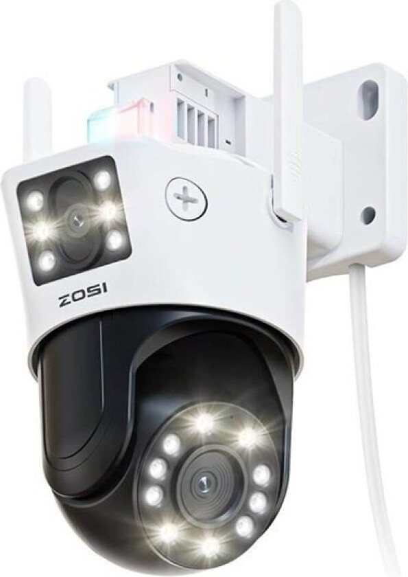 C298 WiFi 6MP dual Pan Tilt IP outdoor camera IP66