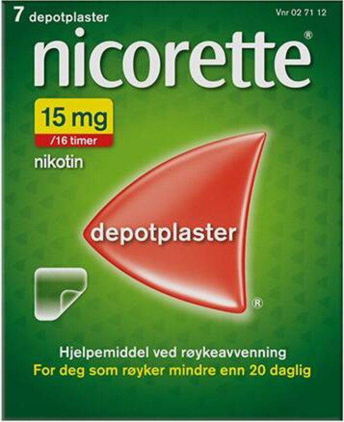 15mg/16timer depotplaster 7 stk