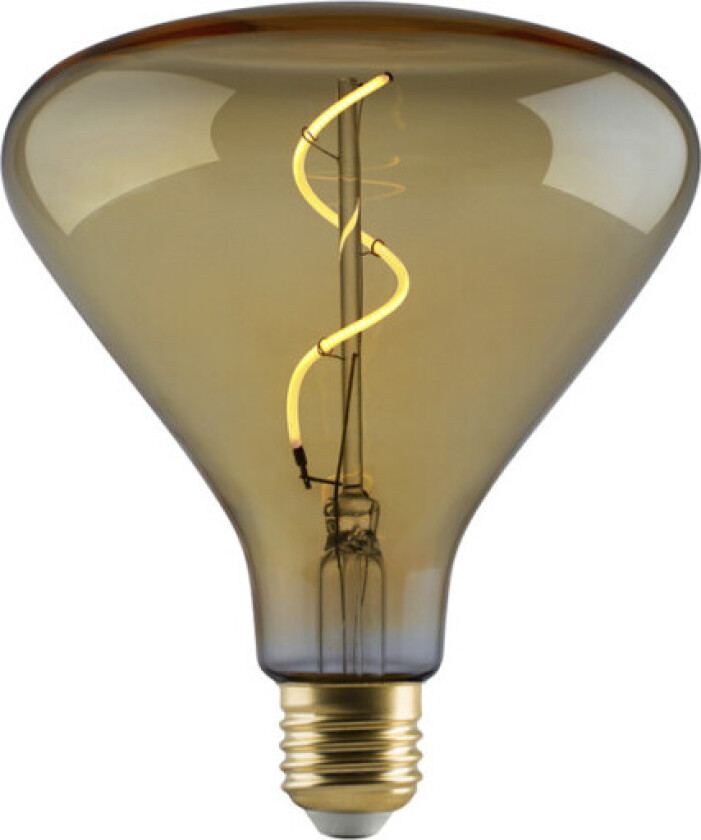 e3light Vintage E27 kolbepære, ravfarget