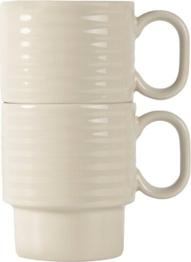 Coffee & More kaffekrus 30 cl 2 stk beige