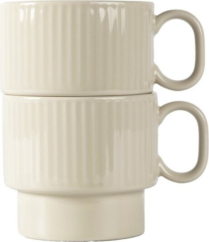 Coffee & More tekrus 50 cl 2 stk beige