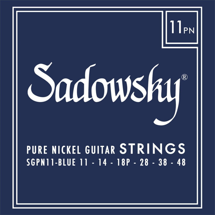 Blue Label Guitar String Set (011-048) Pure Nickel