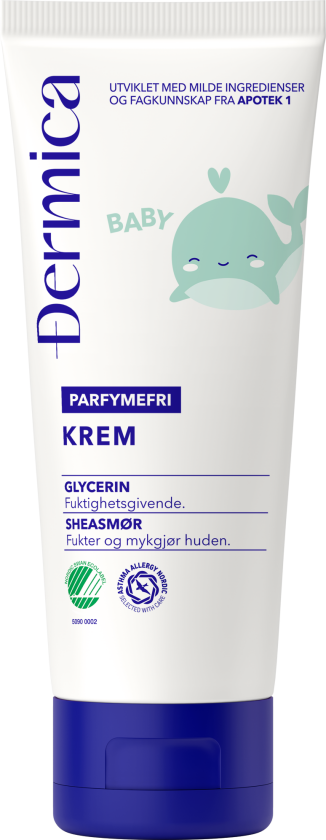 Baby krem uten parfyme 100 ml