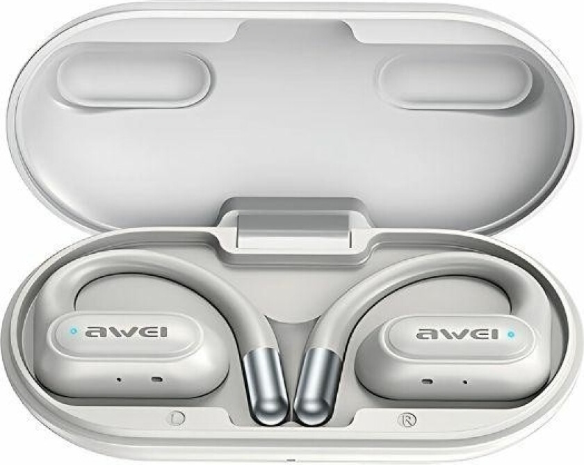 Bluetooth 5.4 Headphones Ows T93 + Docking Station White