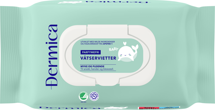 Bilde av Baby våtservietter med lokk 64 stk