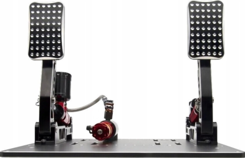 Bilde av Simagic P2000 Hydraulic 2-Pedal Set 100Kg Loadcell - Crimson Edition (P2000-S100rf)