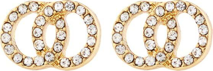 Jolina Earrings Goldplated/multi-colour -Øreringer