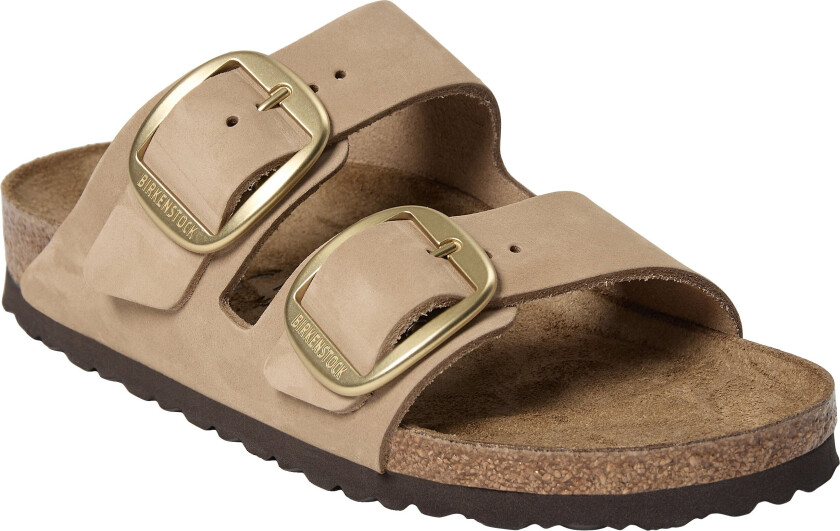 Arizona Big Buckle Lenb Sandcastle Kvinde Flate Sandaler Str 42
