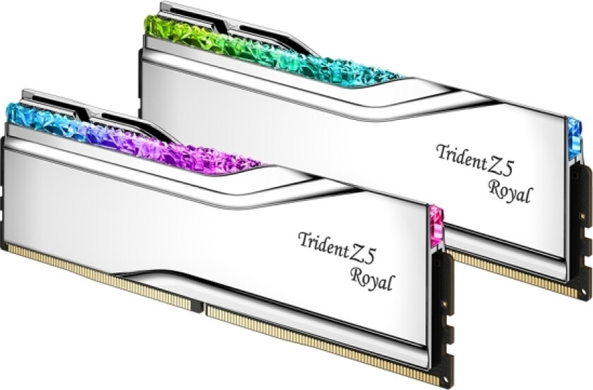 Trident Z5 Royal Rgb Ddr5 2X32gb 6000Mhz Cl28 Silver F5-6000J2836g32gx2-Tr5s