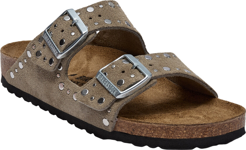 Arizona Rivet Leve Taupe Kvinde Sandaler Str 37