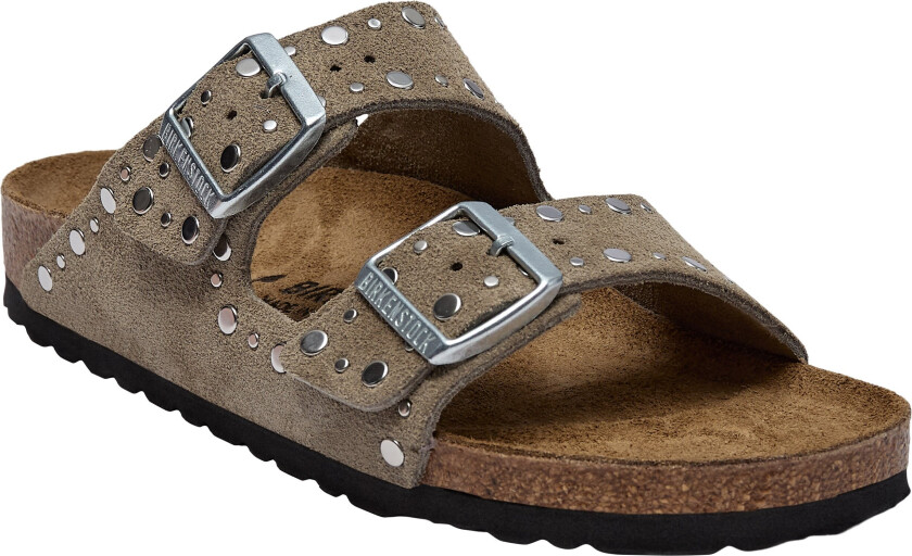 Arizona Rivet Leve Taupe Kvinde Sandaler Str 38