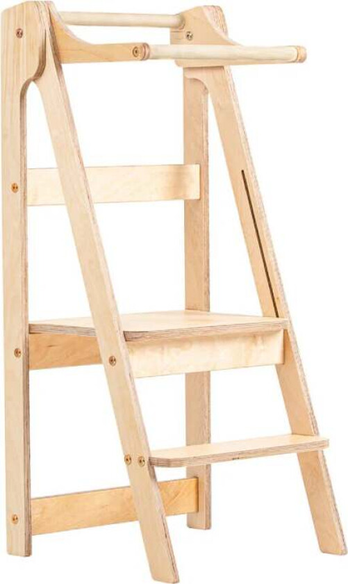 Sammenleggbar Læringstårn, Nature - Motoriske møbler - Bjørk,Plywood