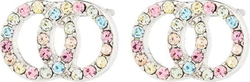 Jolina Earrings Silverplated -Øreringer