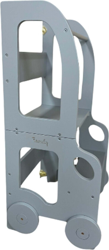 Family-scl Bil Læringstårn, Grå - Motoriske møbler - Plywood