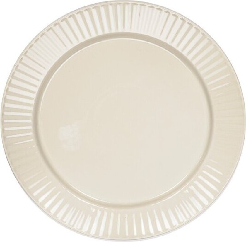 Coffee & More tallerken 27,5 cm beige