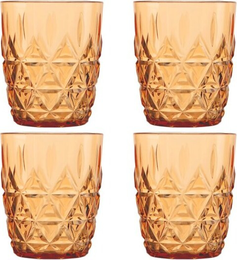 June picknick vannglass 28 cl 4 stk amber