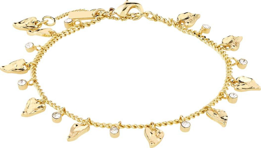 Jules Bracelet Goldplated - Kjedearmbånd Med Anheng