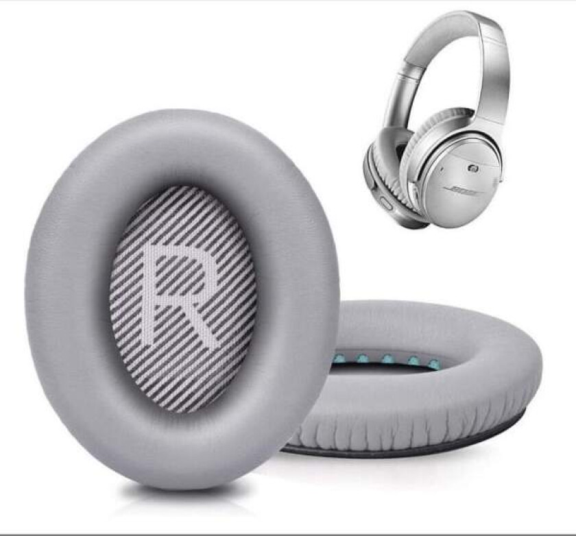 Øreputer til Bose QuietComfort QC 35 - Sølv silver